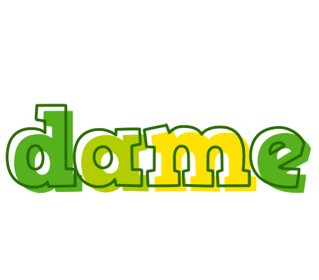 Dame juice logo