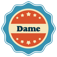 Dame labels logo