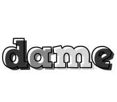 Dame night logo