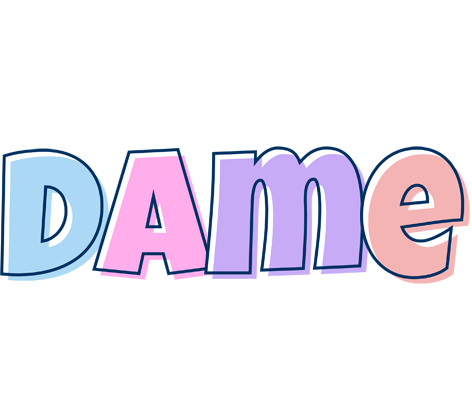 Dame pastel logo