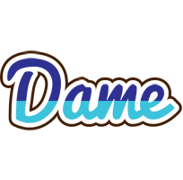 Dame raining logo