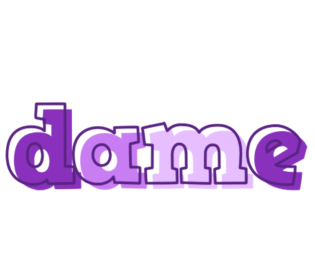 Dame sensual logo