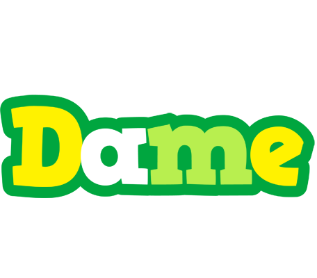 Dame soccer logo