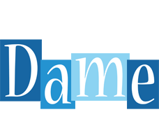 Dame winter logo