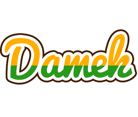 Damek banana logo