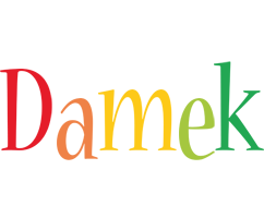 Damek birthday logo