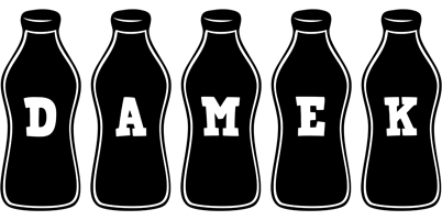 Damek bottle logo