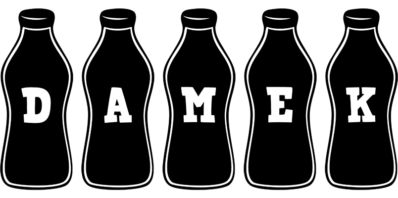 Damek bottle logo