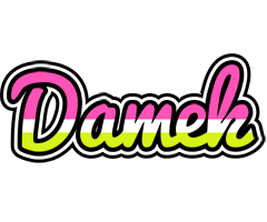 Damek candies logo