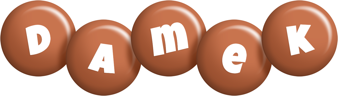 Damek candy-brown logo