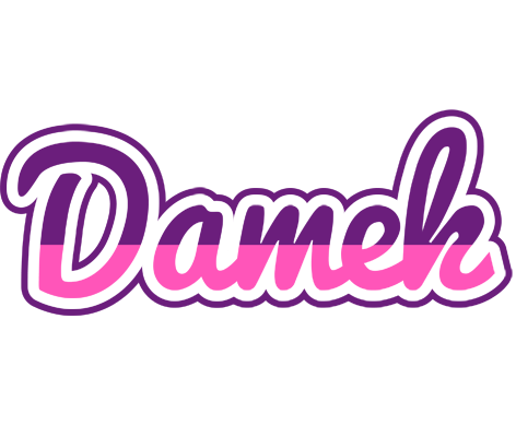Damek cheerful logo