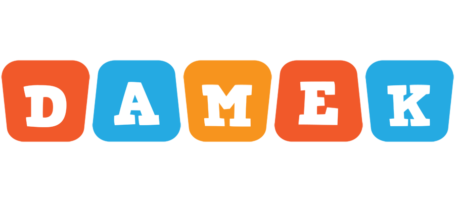 Damek comics logo