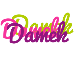 Damek flowers logo