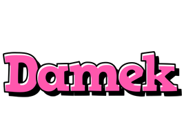 Damek girlish logo