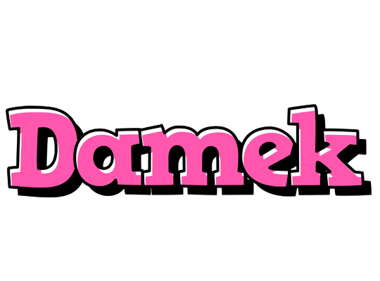 Damek girlish logo