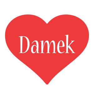 Damek love logo