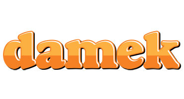 Damek orange logo