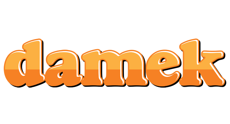 Damek orange logo