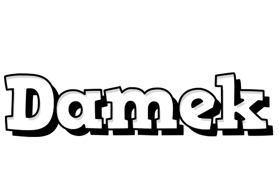 Damek snowing logo