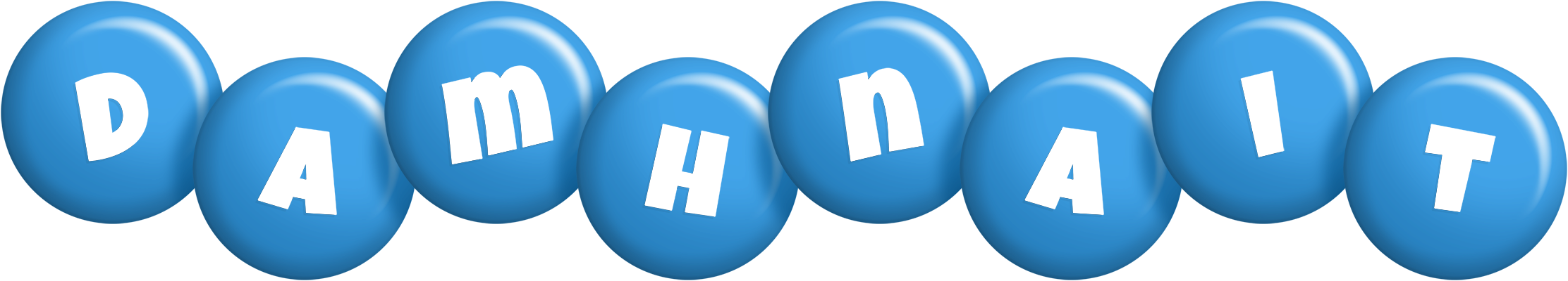 Damhnait candy-blue logo