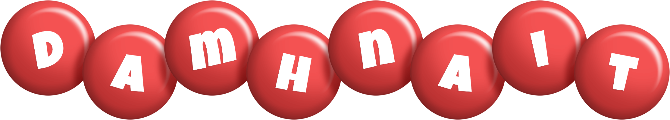 Damhnait candy-red logo