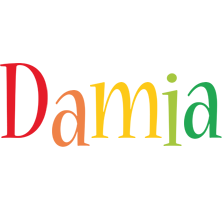 Damia birthday logo