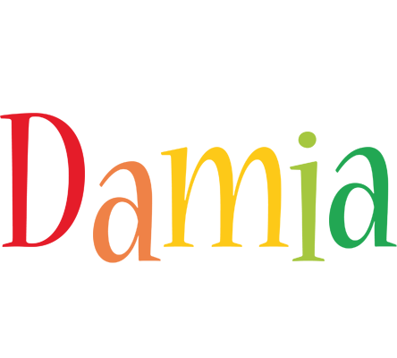 Damia birthday logo