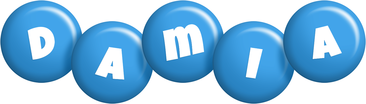 Damia candy-blue logo
