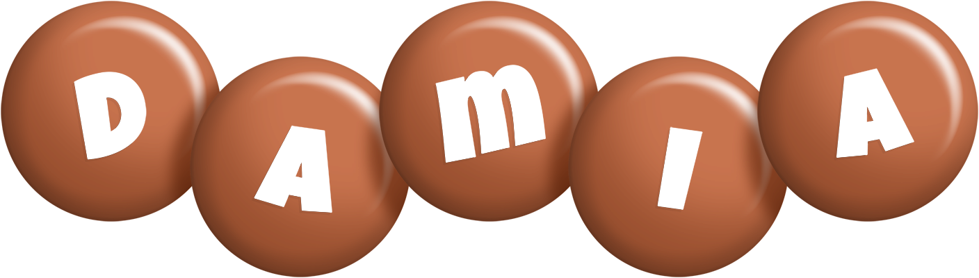Damia candy-brown logo