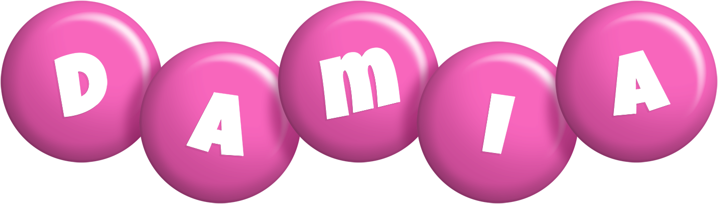 Damia candy-pink logo