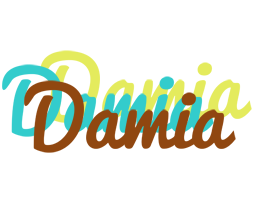 Damia cupcake logo