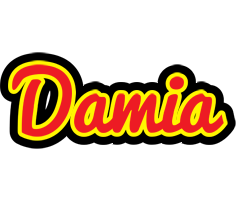 Damia fireman logo