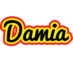 Damia flaming logo
