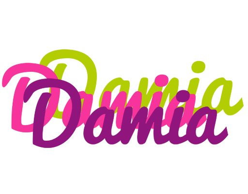 Damia flowers logo