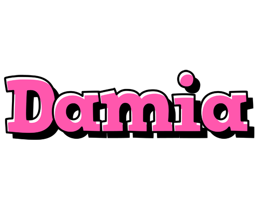 Damia girlish logo