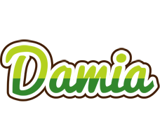 Damia golfing logo