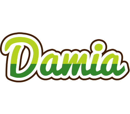 Damia golfing logo