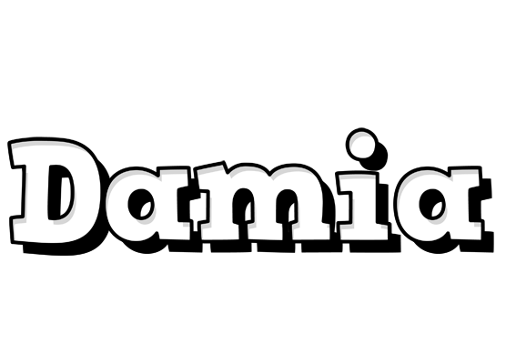 Damia snowing logo