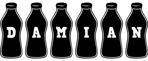 Damian bottle logo