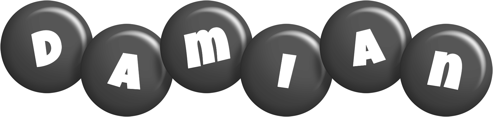 Damian candy-black logo