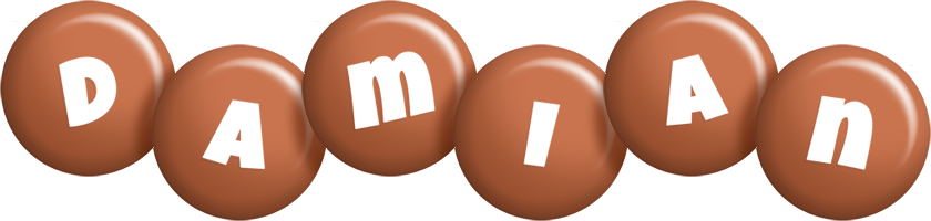 Damian candy-brown logo