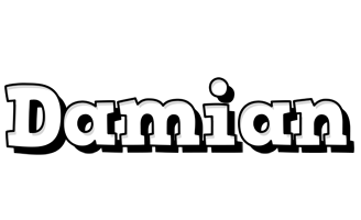 Damian snowing logo