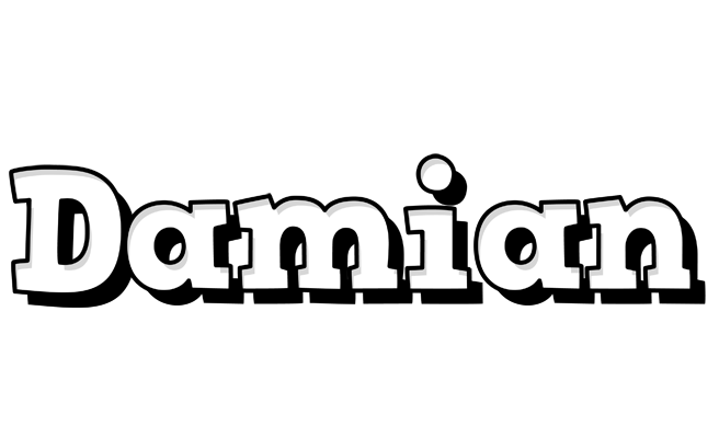 Damian snowing logo
