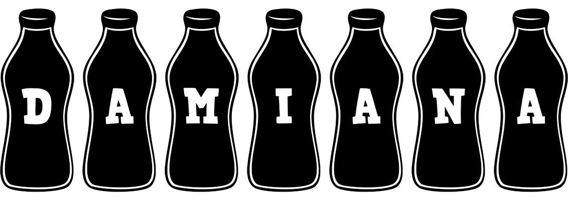 Damiana bottle logo