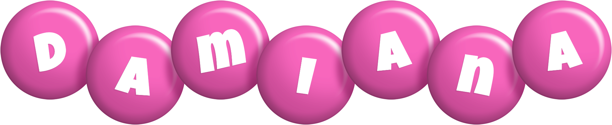 Damiana candy-pink logo