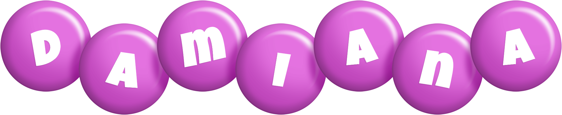 Damiana candy-purple logo