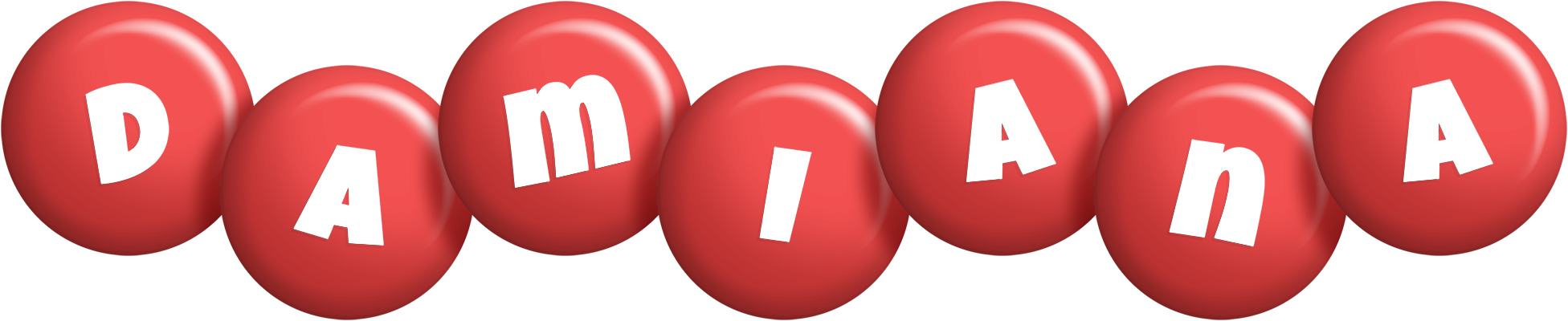 Damiana candy-red logo