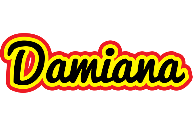 Damiana flaming logo