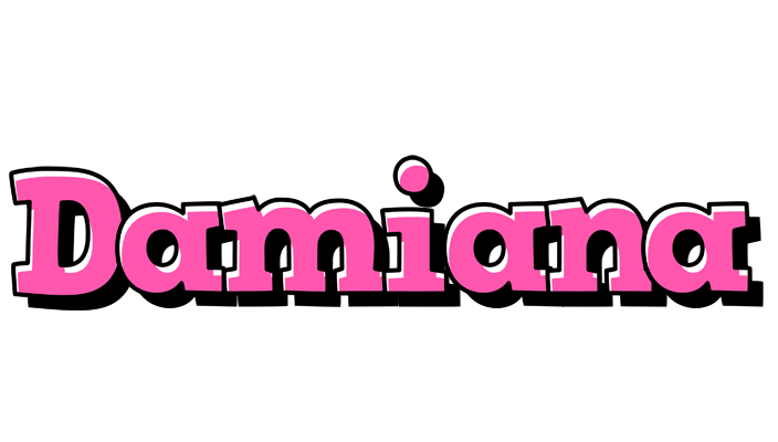 Damiana girlish logo