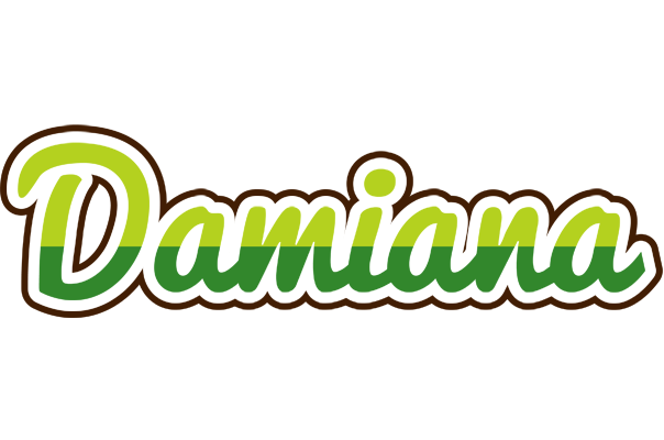 Damiana golfing logo